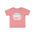 thumbnail image 1 of Inktastic My First Cruise with Cruise Ship and Palm Trees Boys or Girls Baby T-Shirt, 1 of 5