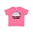 thumbnail image 1 of Inktastic My First Cruise with Cruise Ship and Palm Trees Boys or Girls Baby T-Shirt, 1 of 5