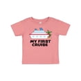 thumbnail image 1 of Inktastic My First Cruise with Cruise Ship and Palm Trees Boys or Girls Baby T-Shirt, 1 of 5