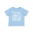 thumbnail image 1 of Inktastic My First Cruise with Cruise Ship and Palm Trees Boys or Girls Baby T-Shirt, 1 of 5