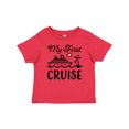 thumbnail image 1 of Inktastic My First Cruise with Cruise Ship and Palm Trees Boys or Girls Baby T-Shirt, 1 of 5