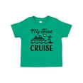 thumbnail image 1 of Inktastic My First Cruise with Cruise Ship and Palm Trees Boys or Girls Baby T-Shirt, 1 of 5