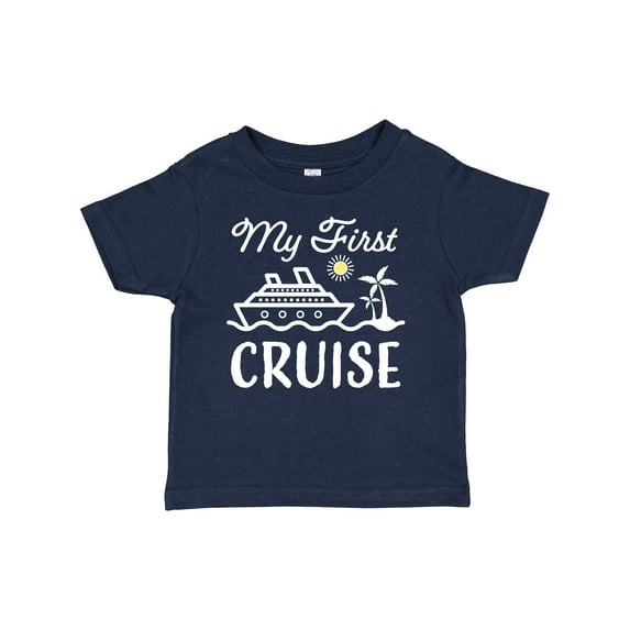 Inktastic My First Cruise with Cruise Ship and Palm Trees Boys or Girls Baby T-Shirt