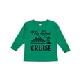 thumbnail image 1 of Inktastic My First Cruise with Cruise Ship and Palm Trees Boys or Girls Long Sleeve Toddler T-Shirt, 1 of 5