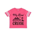 thumbnail image 1 of Inktastic My First Cruise with Cruise Ship and Palm Trees Boys or Girls Toddler T-Shirt, 1 of 5