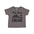 thumbnail image 1 of Inktastic My First Cruise with Cruise Ship and Palm Trees Boys or Girls Toddler T-Shirt, 1 of 5