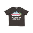 thumbnail image 1 of Inktastic My First Cruise with Cruise Ship and Palm Trees Boys or Girls Toddler T-Shirt, 1 of 5