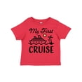 thumbnail image 1 of Inktastic My First Cruise with Cruise Ship and Palm Trees Boys or Girls Toddler T-Shirt, 1 of 5