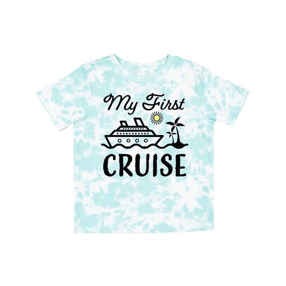 Inktastic My First Cruise with Cruise Ship and Palm Trees Boys or Girls Toddler T-Shirt