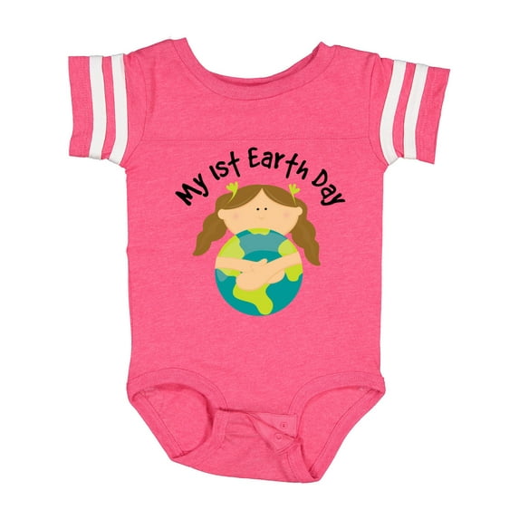 Inktastic My First Earth Day Baby Girl Girls Baby Bodysuit