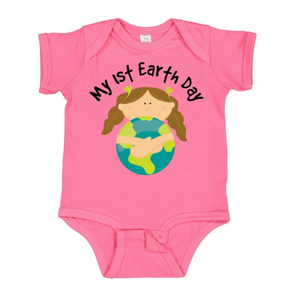 Inktastic My First Earth Day Baby Girl Girls Baby Bodysuit