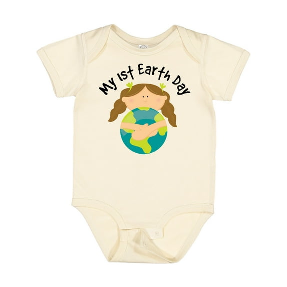 Inktastic My First Earth Day Baby Girl Girls Baby Bodysuit