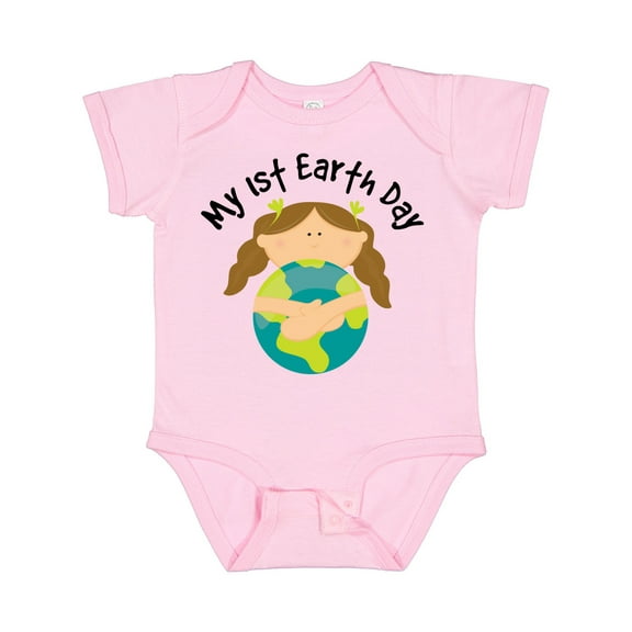 Inktastic My First Earth Day Baby Girl Girls Baby Bodysuit