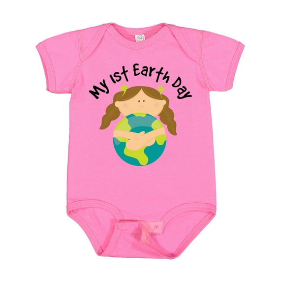 Inktastic My First Earth Day Baby Girl Girls Baby Bodysuit