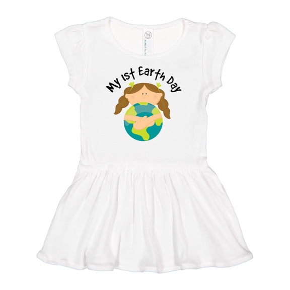 Inktastic My First Earth Day Baby Girl Girls Baby Dress