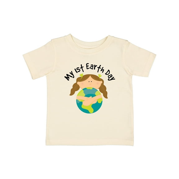 Inktastic My First Earth Day Baby Girl Girls Baby T-Shirt