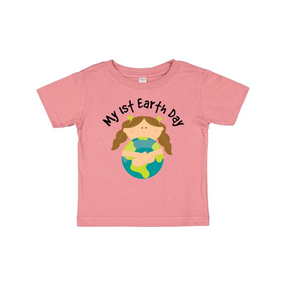 Inktastic My First Earth Day Baby Girl Girls Baby T-Shirt