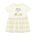 thumbnail image 1 of Inktastic My First Easter 2026 Train Girls Baby Dress, 1 of 5