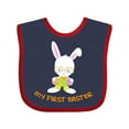 thumbnail image 1 of Inktastic My First Easter Boys Baby Bib, 1 of 4