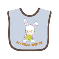 Inktastic My First Easter Boys Baby Bib
