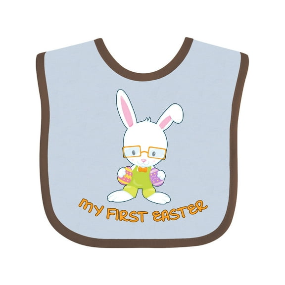 Inktastic My First Easter Boys Baby Bib