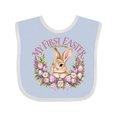 thumbnail image 1 of Inktastic My First Easter Boys or Girls Baby Bib, 1 of 4