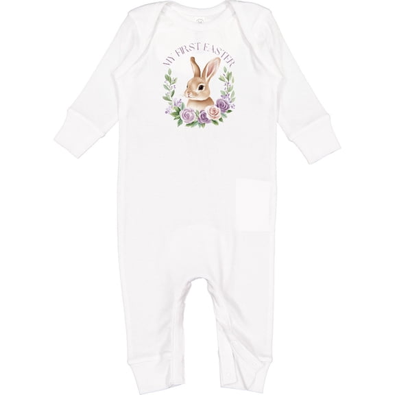 Inktastic My First Easter Bunny Baby Romper Coveralls