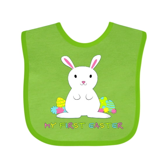 Inktastic My First Easter Bunny Boys or Girls Baby Bib