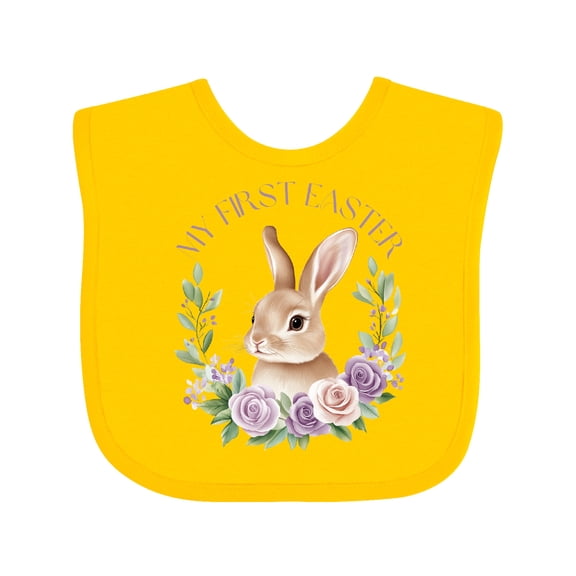 Inktastic My First Easter Bunny Boys or Girls Baby Bib