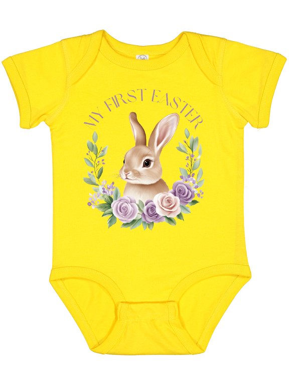 My First Easter Bunny Boys or Girls Baby Bodysuit