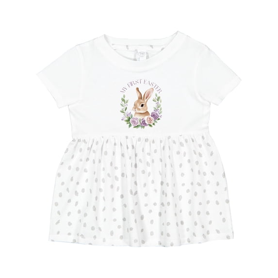Inktastic My First Easter Bunny Girls Baby Dress