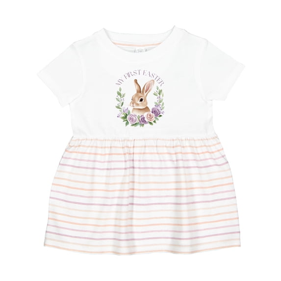 Inktastic My First Easter Bunny Girls Baby Dress