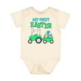 thumbnail image 1 of Inktastic My First Easter Bunny and Tractor Boys or Girls Baby Bodysuit, 1 of 5