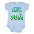 thumbnail image 1 of Inktastic My First Easter Bunny and Tractor Boys or Girls Baby Bodysuit, 1 of 5