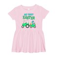 thumbnail image 1 of Inktastic My First Easter Bunny and Tractor Girls Baby Dress, 1 of 5