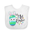 thumbnail image 1 of Inktastic My First Easter- Bunny in an Egg Boys or Girls Baby Bib, 1 of 4