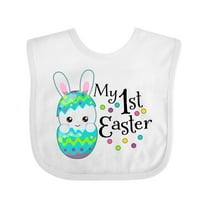 Inktastic My First Easter- Bunny in an Egg Boys or Girls Baby Bib