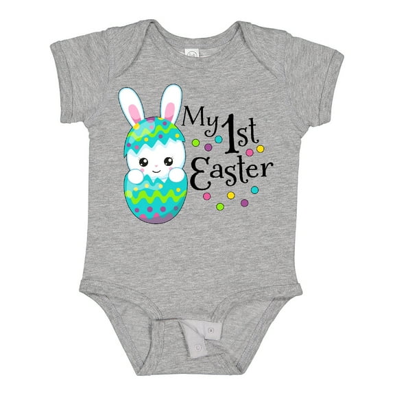 Inktastic My First Easter Bunny in an Egg Boys or Girls Baby Bodysuit