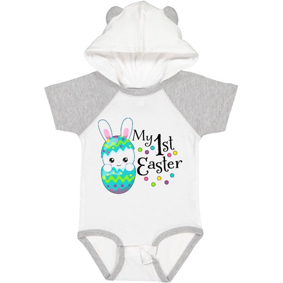 Inktastic My First Easter Bunny in an Egg Boys or Girls Baby Bodysuit