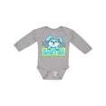 thumbnail image 1 of Inktastic My First Easter Cuddly Blue Bunny Boys or Girls Long Sleeve Baby Bodysuit, 1 of 5