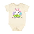 thumbnail image 1 of Inktastic My First Easter- Cute Bunny with Eggs Boys or Girls Baby Bodysuit, 1 of 5