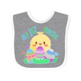 thumbnail image 1 of Inktastic My First Easter Cute Chick and Eggs Boys or Girls Baby Bib, 1 of 4