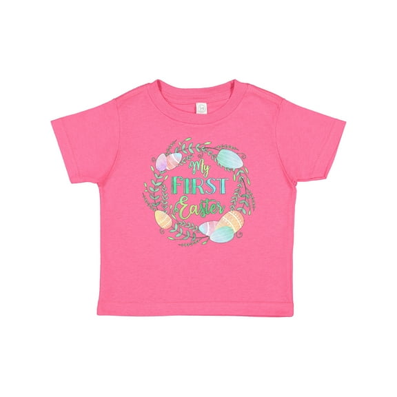 Inktastic My First Easter Pastel Colored Wreath Boys or Girls Baby T-Shirt