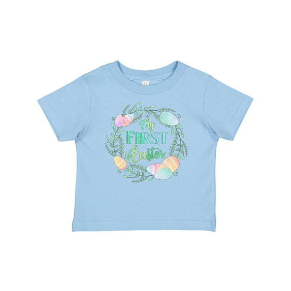 Inktastic My First Easter Pastel Colored Wreath Boys or Girls Baby T-Shirt