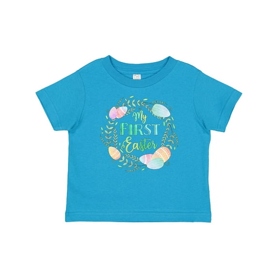 Inktastic My First Easter Pastel Colored Wreath Boys or Girls Baby T-Shirt