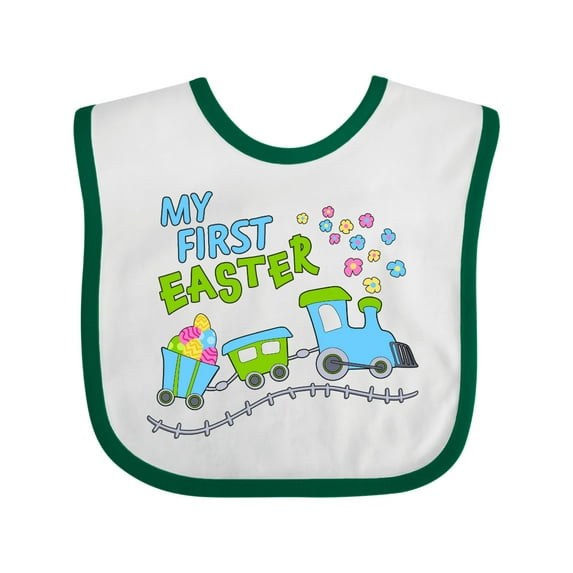 Inktastic My First Easter Train Boys or Girls Baby Bib