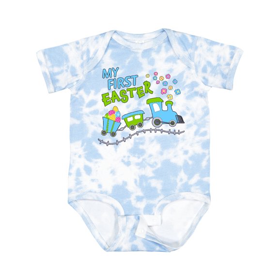 Inktastic My First Easter Train Boys or Girls Baby Bodysuit
