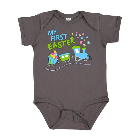 Inktastic My First Easter Train Boys or Girls Baby Bodysuit