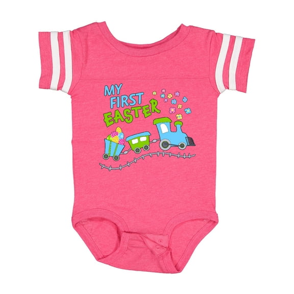 Inktastic My First Easter Train Boys or Girls Baby Bodysuit