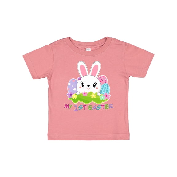 Inktastic My First Easter- cute bunny with eggs Boys or Girls Baby T-Shirt